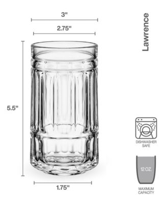 Lawrence Highball Glasses, Set of 4
