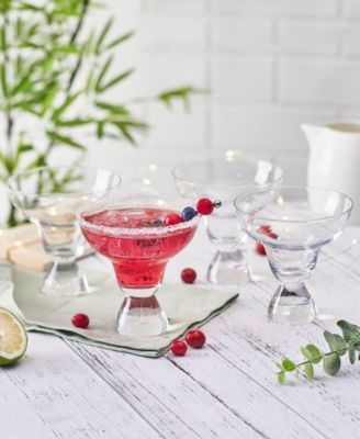 Craft Stemless Margarita Glasses, Set of 4