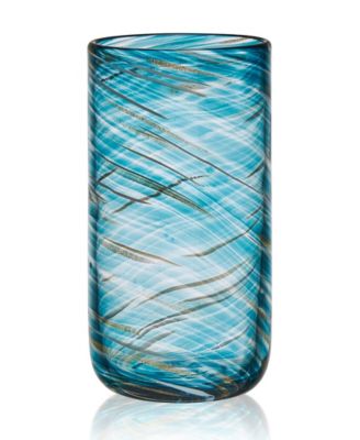 Color Swirl Highball Glasses, Set of 4