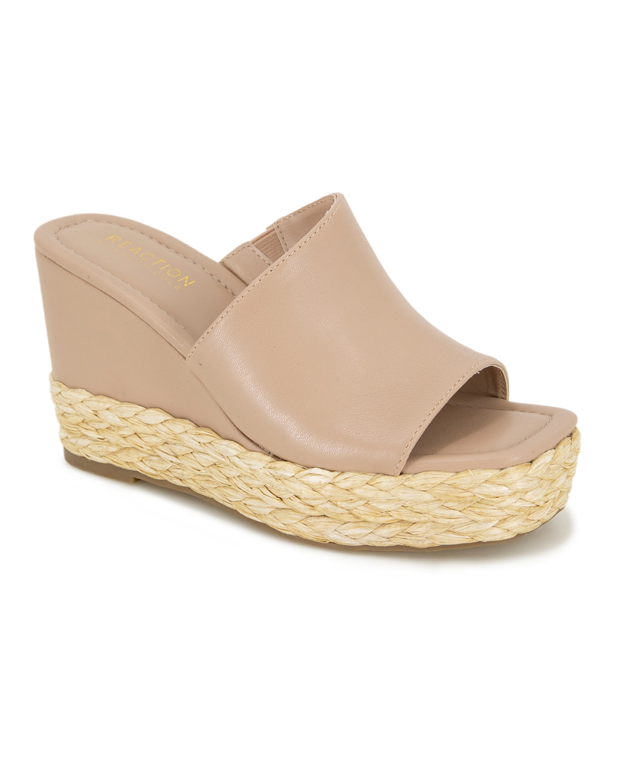 Kenneth Cole Reaction Women's Maria Mule Wedge Sandals In Chai