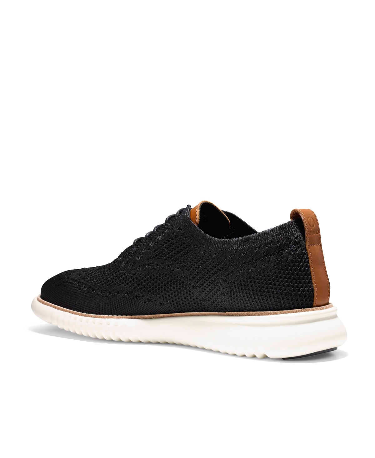 Cole Haan Men's 2.zerogrand Stitchlite Oxford Shoes In Black,white