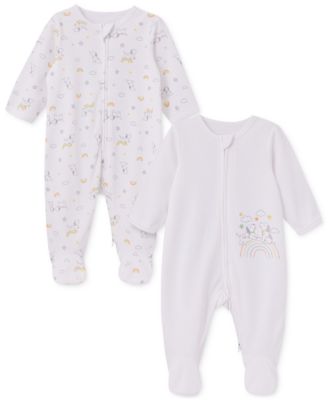 Little Me - Baby Boys 2-Pk. Footed Coveralls