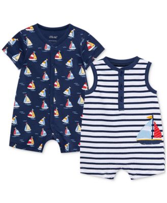 Little Me - Baby Boys 2-Pk. Baseball Rompers