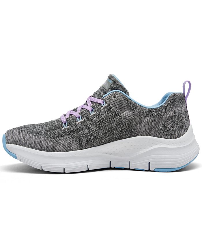 Skechers Women's Arch Fit Comfy Wave Arch Support Walking Sneakers