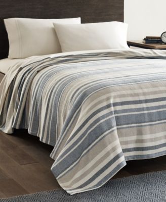 Herringbone Stripe Blanket, King
