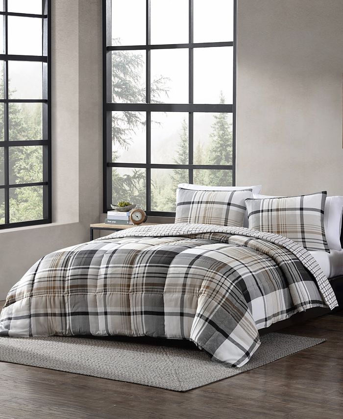 Eddie Bauer Normandy Plaid Comforter Set, King Macy's