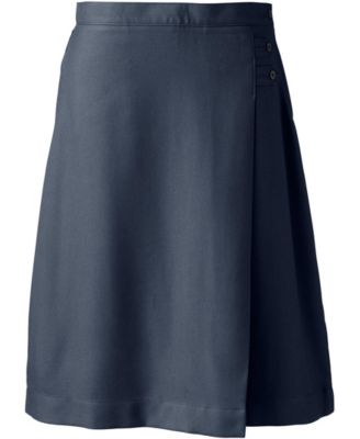 Women's School Uniform Solid A-line Skirt Below the Knee