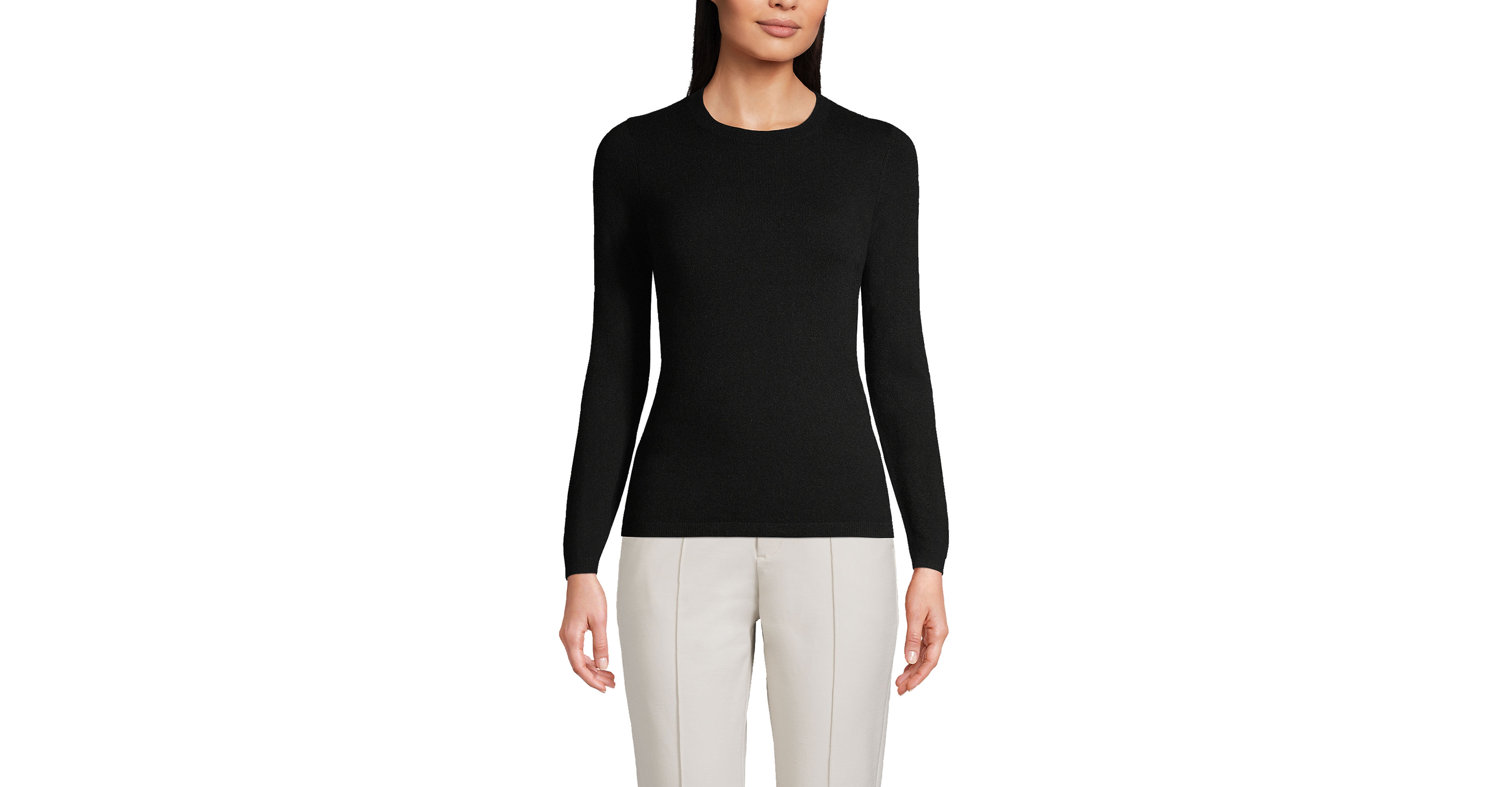 Lands' End Women's Tall Cashmere Sweater
