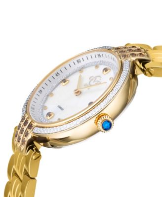 Women's Matera Swiss Quartz Gold-Tone Stainless Steel Watch 35mm