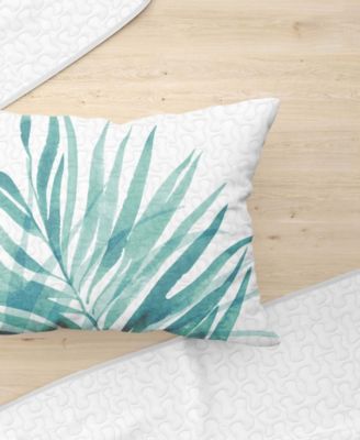 Palm Leaf Tropical Jungle Quilt Set