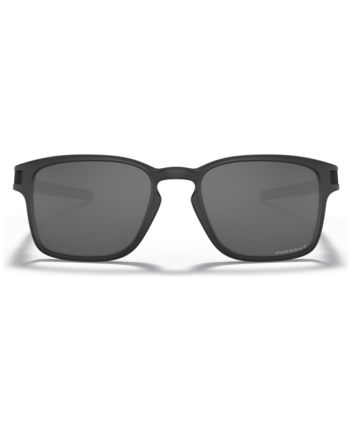 Shop Oakley Men's Polarized Low Bridge Fit Sunglasses, Oo9358 Latch Sq 55 In Matte Black