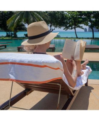 Cotton Terry Lounge Chair Covers, 2-Pack, 30" x 85" with Pocket Design