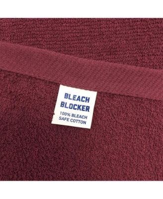 Bleach-Safe Cotton Salon Towels (12 Pack), Jr. Size 16x27 in., Solid Color, Absorbent Hair Drying Towel, Perfect for Salon and Spa