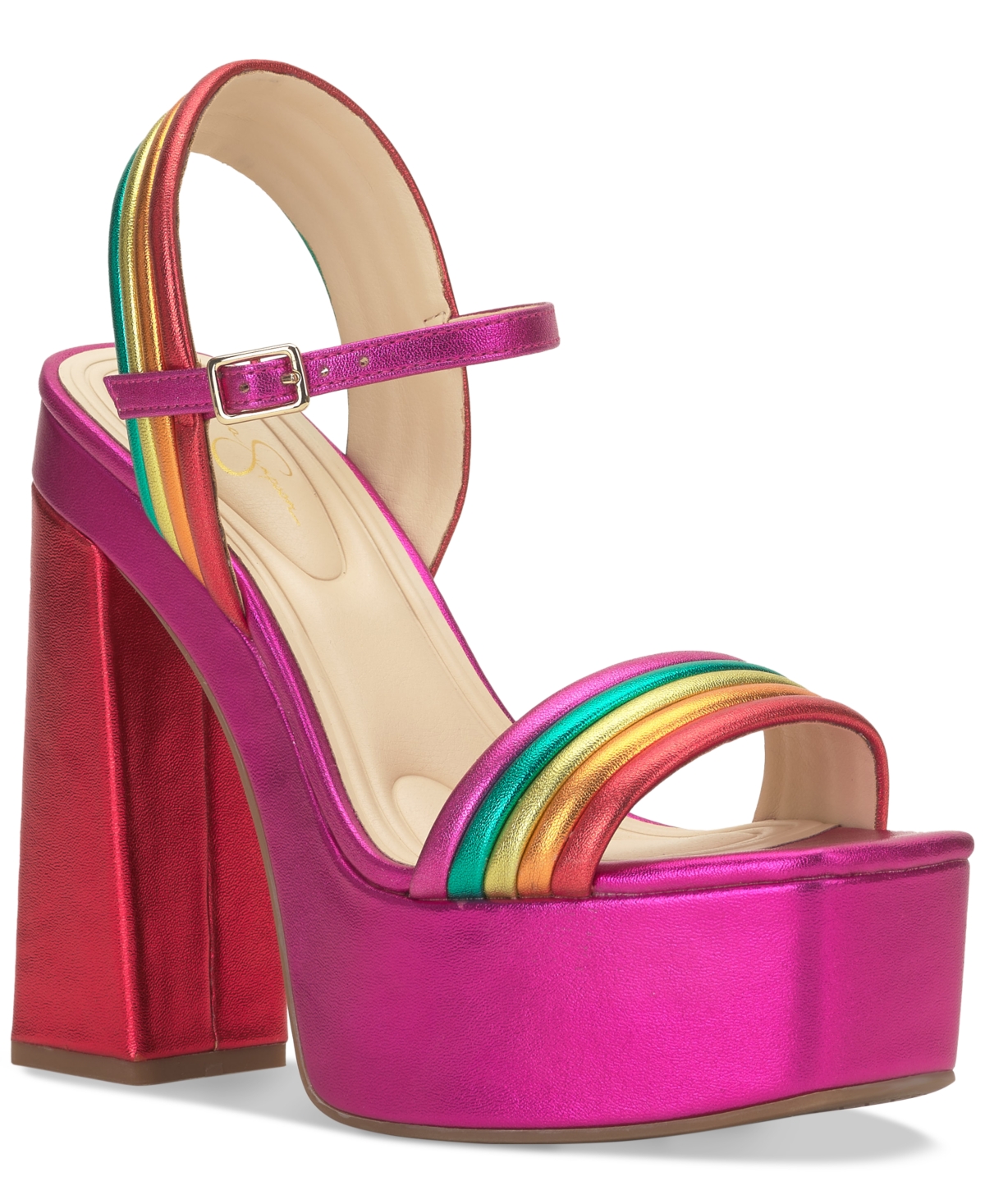 Jessica simpson rainbow heels on sale