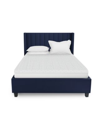 3" Zoned Comfort Memory Foam Mattress Topper with Cooling Cover, Full, Exclusively at Macy’s