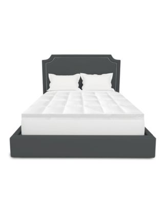 4" Hybrid Fiber and Memory Foam Mattress Topper, California King, Exclusively at Macy’s
