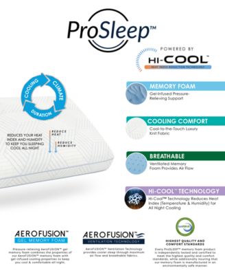 Gusseted Hi-Cool Memory Foam Pillow, King, Exclusively at Macy's