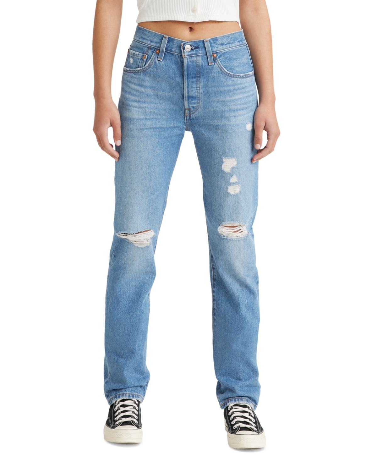 Levi's Women's 501 Original-Fit Straight-Leg Jeans