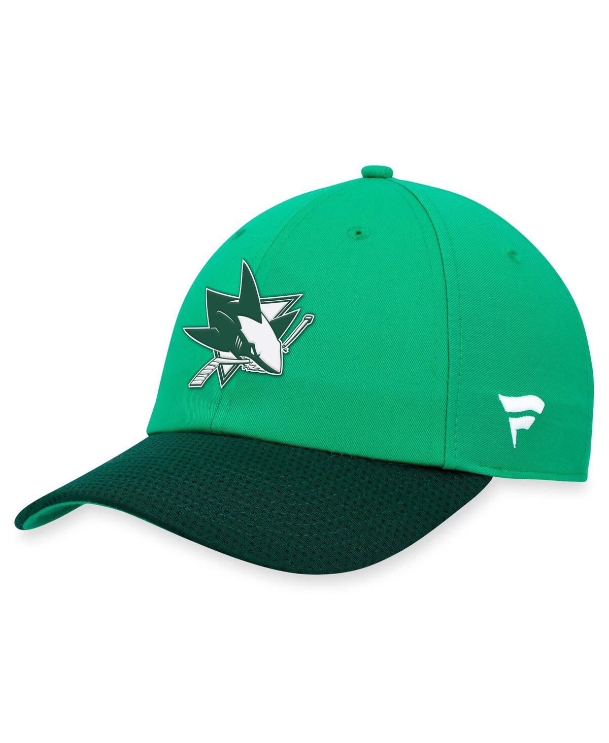 Fanatics Men's  Kelly Green San Jose Sharks St. Patrick's Day Adjustable Hat