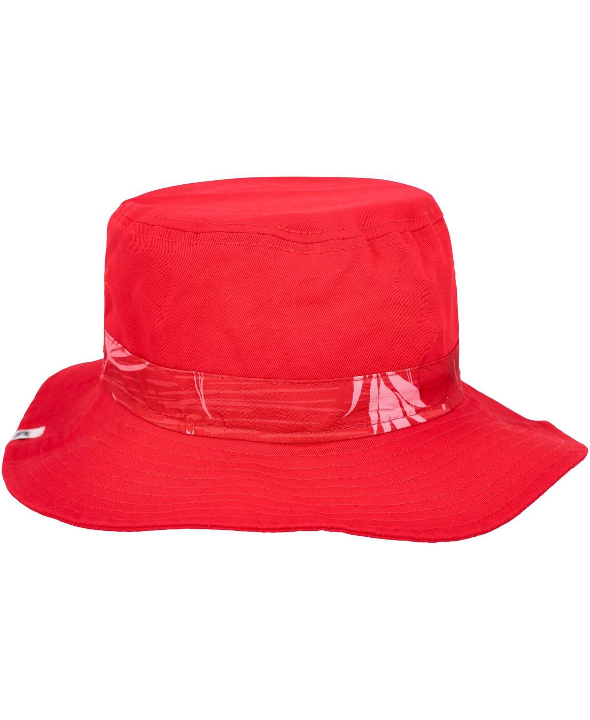Shop Colosseum Men's  Red Nc State Wolfpack What Else Is New? Bucket Hat