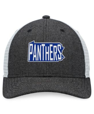 Men's Charcoal, White Pitt Panthers Townhall Trucker Snapback Hat