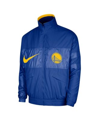 Men's Royal Golden State Warriors Courtside Versus Capsule Full-Zip Jacket