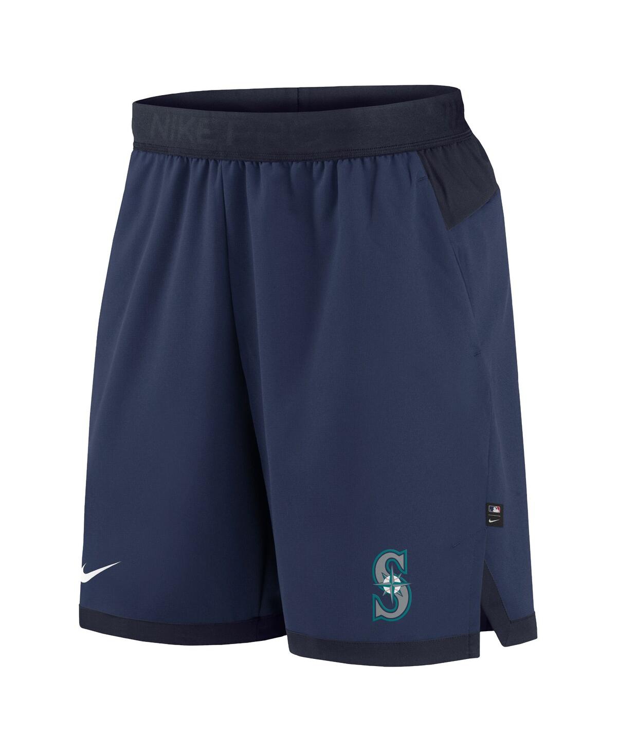 Men's NikeSeattle Mariners Authentic Collection Flex Vent Performance Shorts - Navy