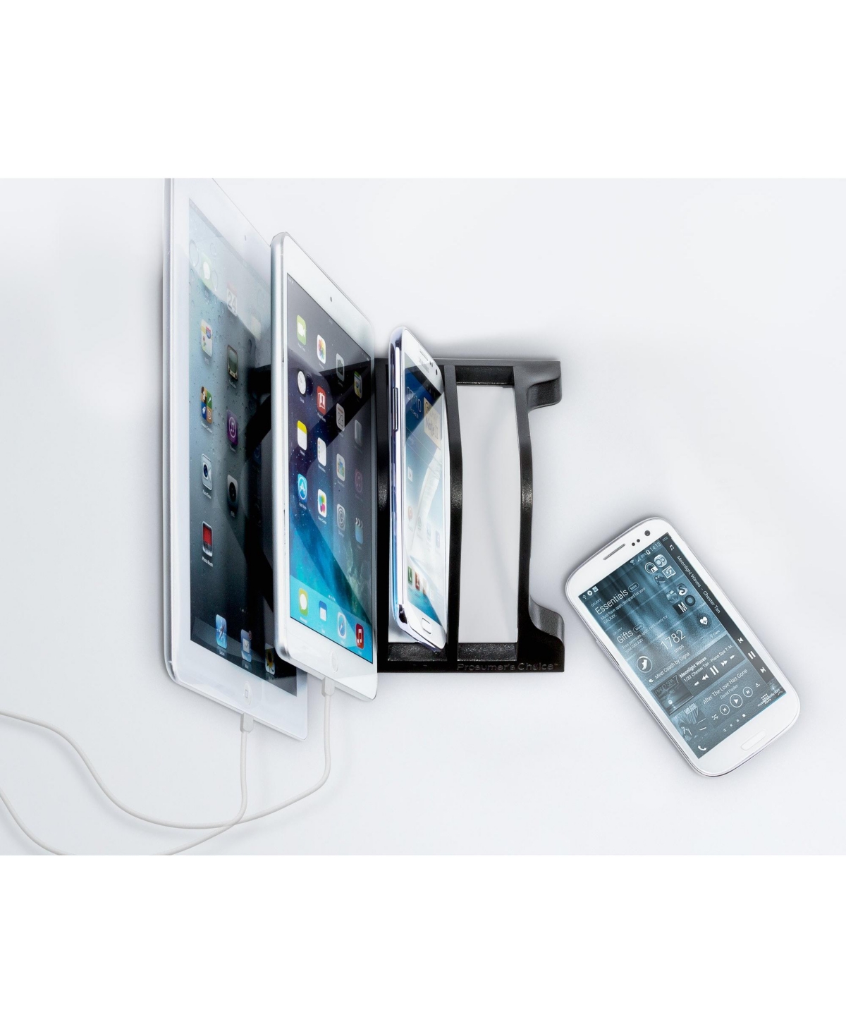 Prosumers Choice Prosumer's Choice Multi-device Smartphones And Tablets Charging Station And Device Organizer Stand F In Black