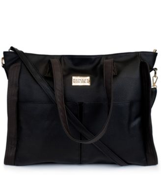 Rose Faux Leather Tote Weekender Carry-On