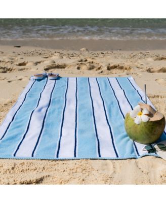 Oversized 600 GSM Ringspun Cotton Luxury Beach Towel, 35" x 70"