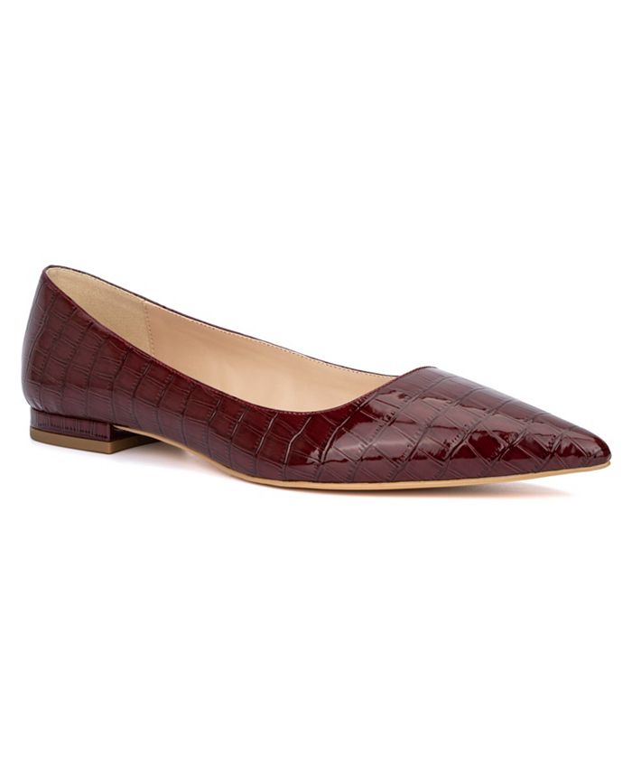 Fashion To Figure Women's Bailey Wide Width Flats - Macy's