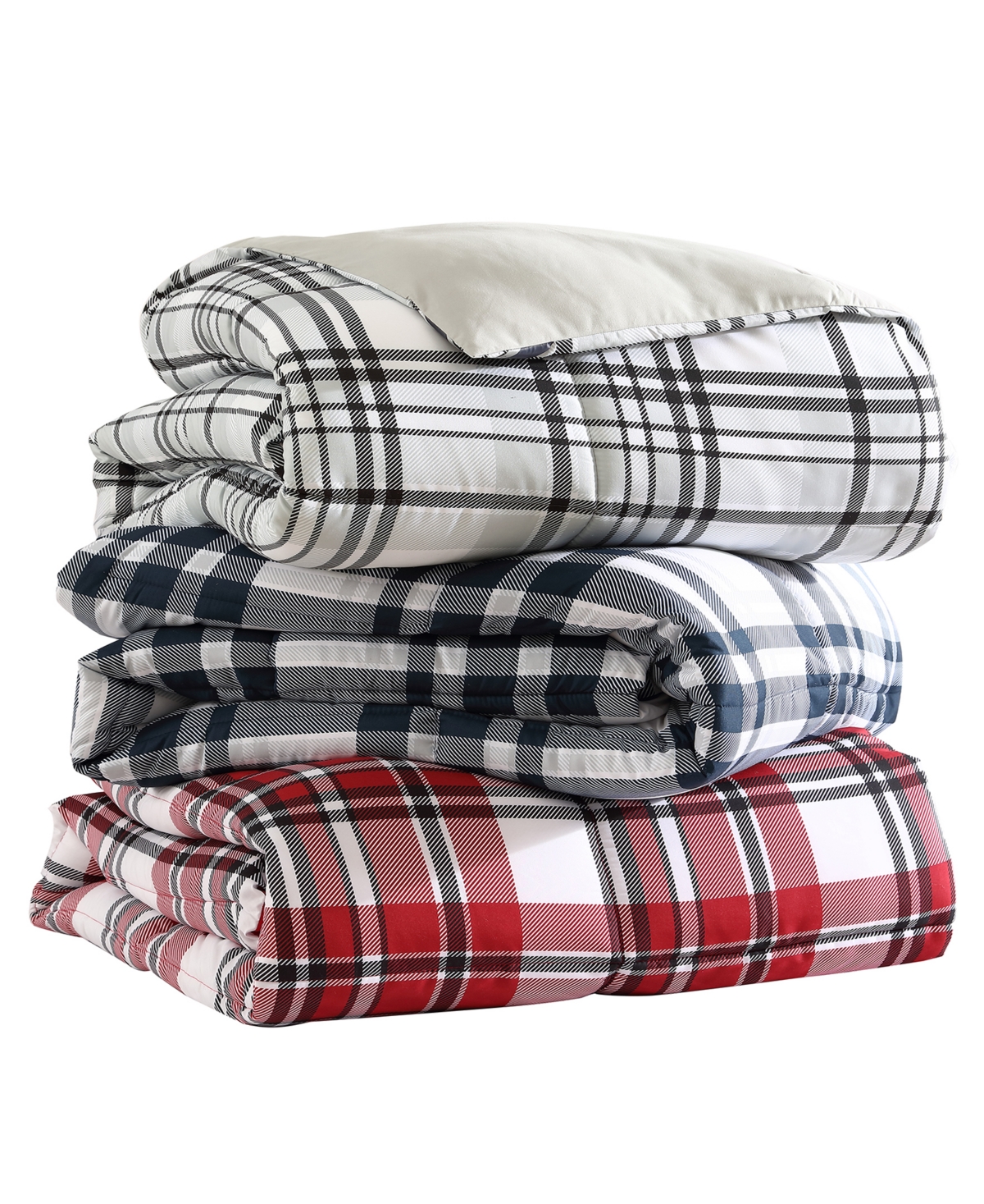 Royal Luxe Reversible Down Alternative Comforter, Full/queen, Exclusively At Macy's In Burgundy