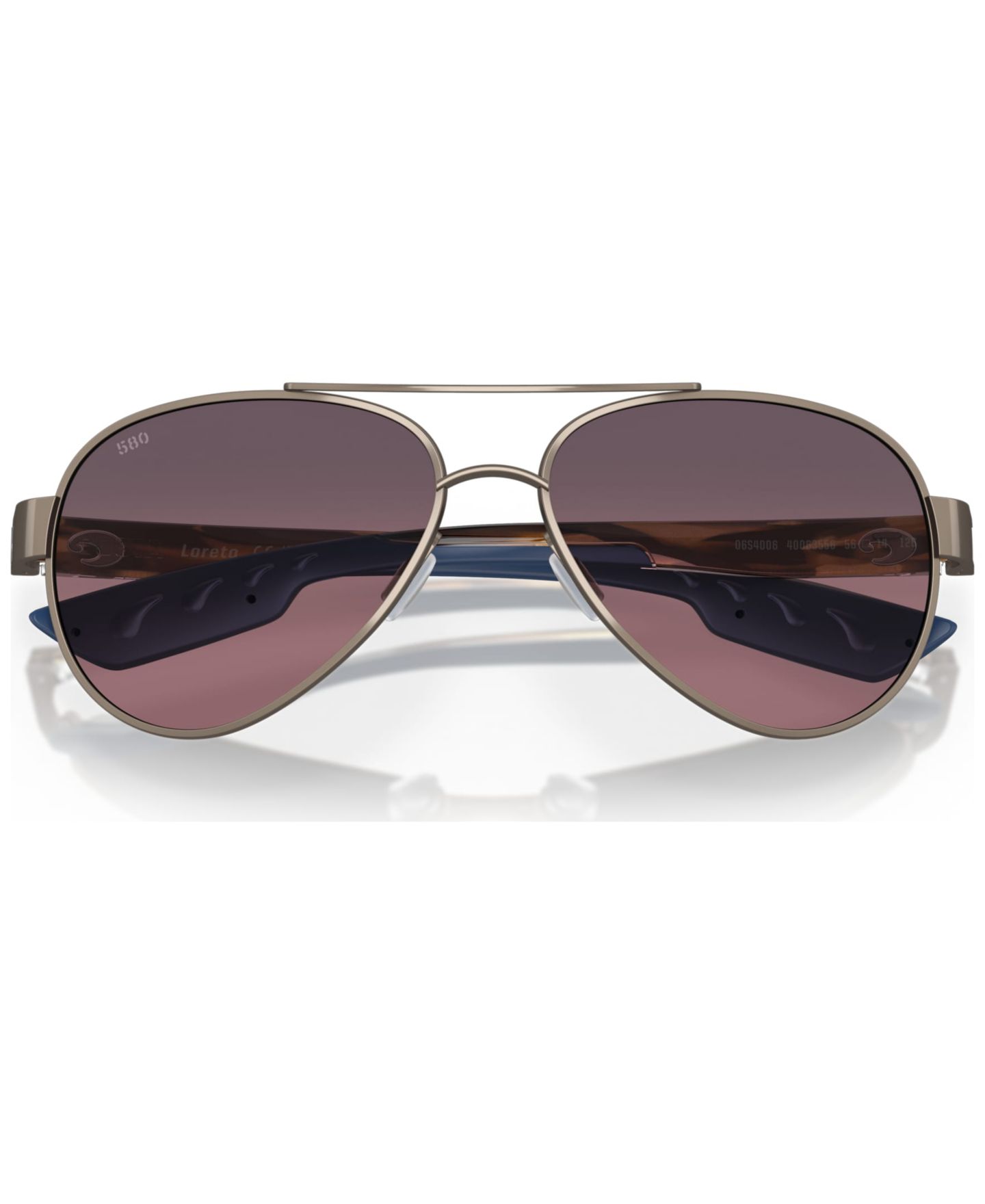 Женские солнцезащитные очки Costa Del Mar Polarized Sunglasses, Loreto, цвет: Золотой жемчужный — фото 4