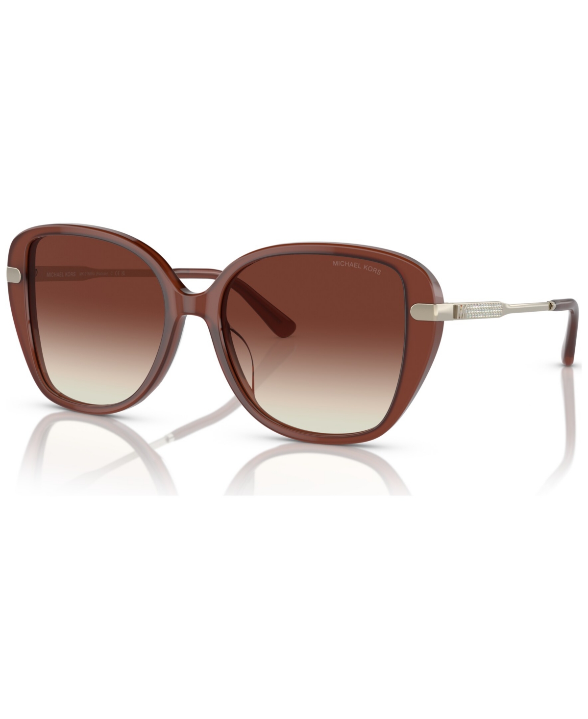 Shop Michael Kors Women's Sunglasses, Flatiron In Milky Primrose