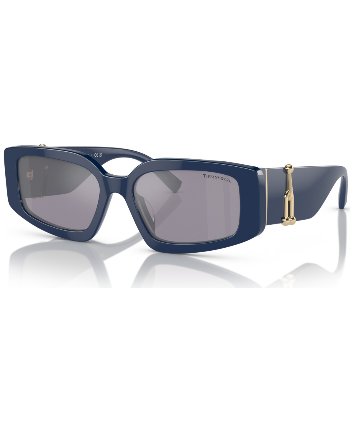 Shop Tiffany & Co Women's Sunglasses, Steve Mcqueen Tf4208u In Spectrum Blue