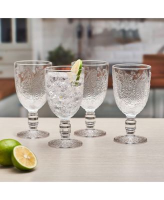 Maddi 10-oz Goblet Glasses 4-Piece Set