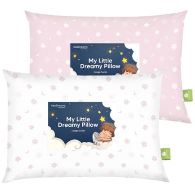 KeaBabies 2pk Toddler Pillow Soft Organic Cotton Toddler Pillows for Sleeping 13X18 Kids Pillow Macy s