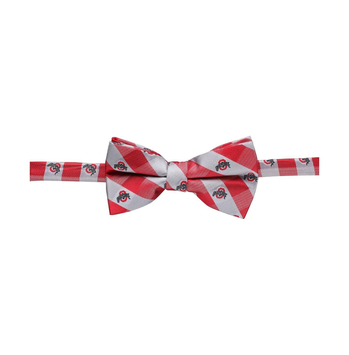 Мужской галстук-бабочка Eagles Wings Ohio State Buckeyes Check Bow Tie — фото 1