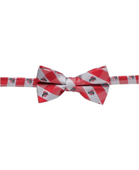 Мужской галстук-бабочка Eagles Wings Ohio State Buckeyes Check Bow Tie