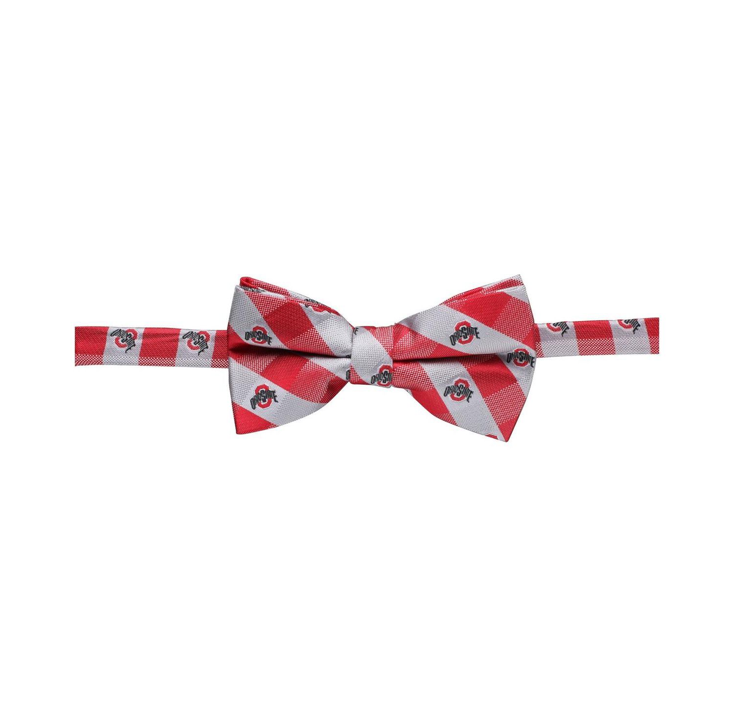 Men's Ohio State Buckeyes Check Bow Tie
