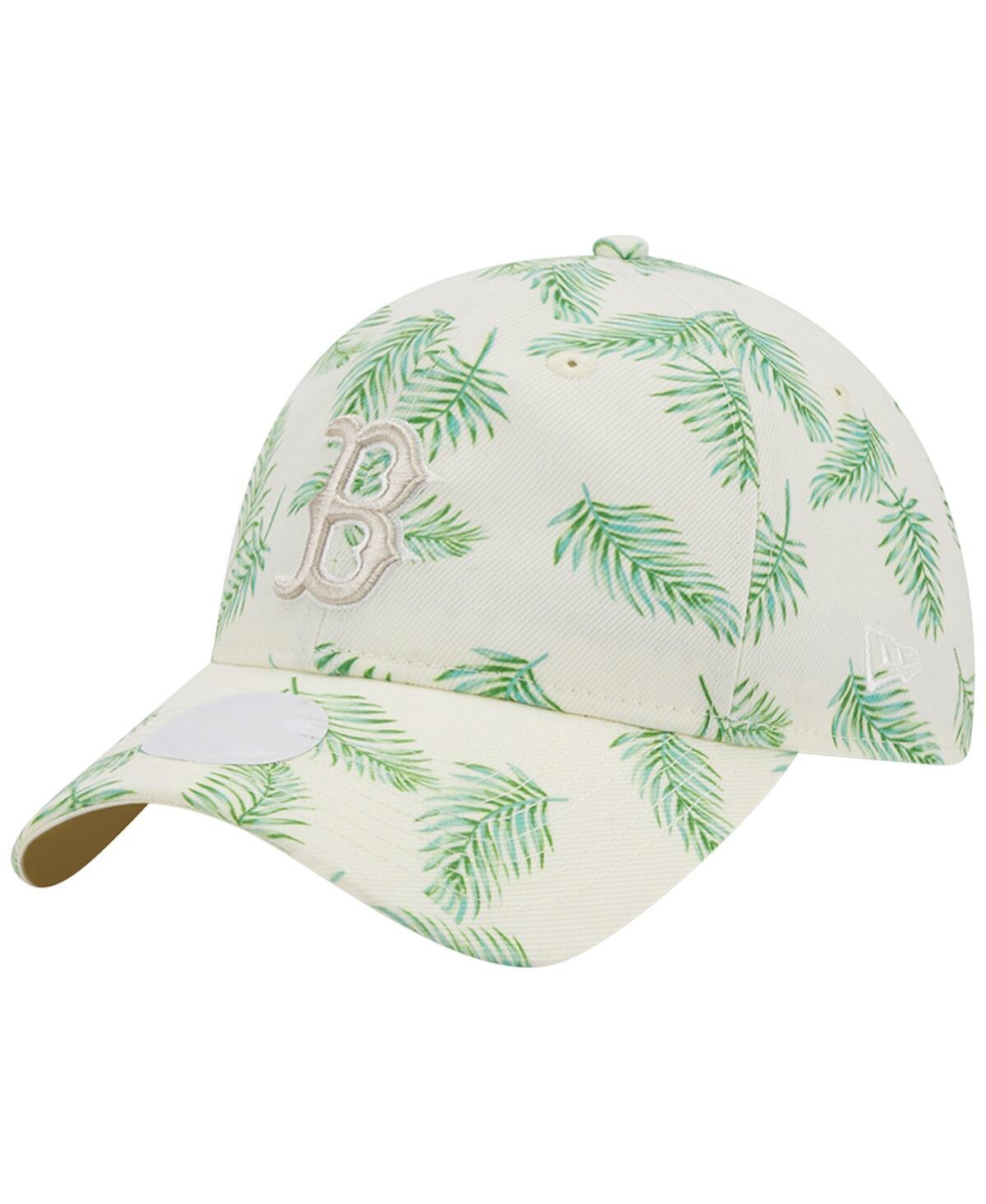 New Era Women's  White Boston Red Sox Palms 9twenty Adjustable Hat