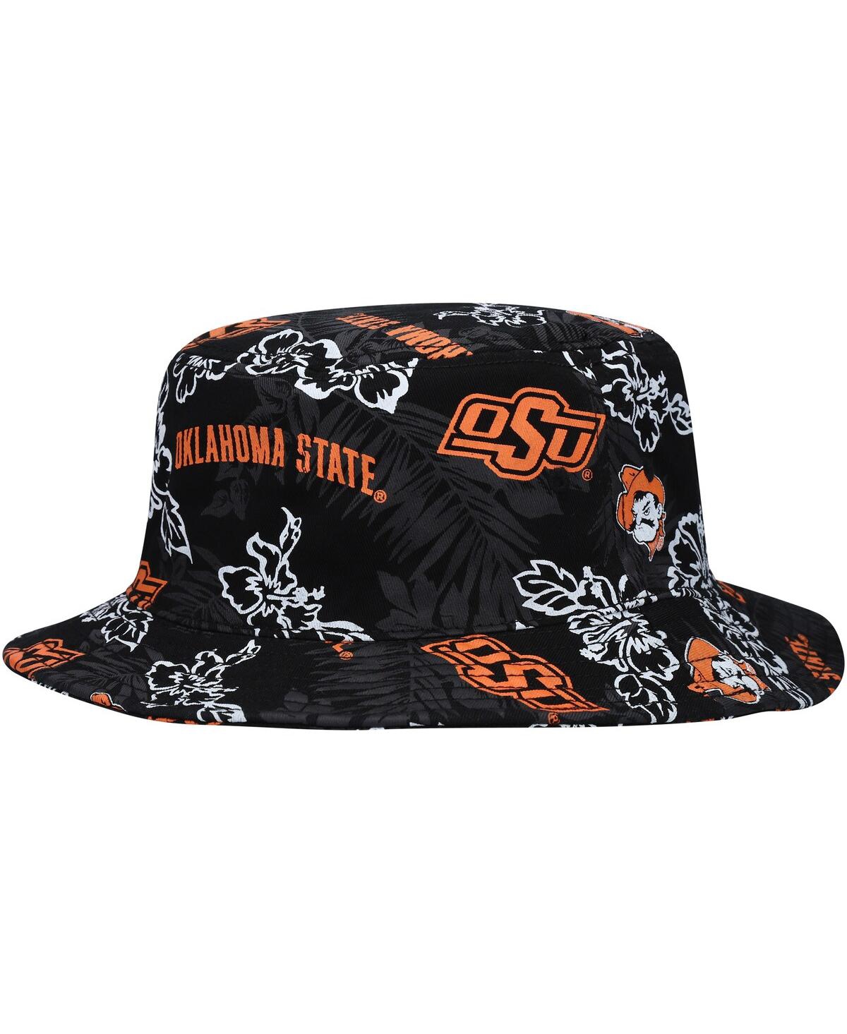 REYN SPOONER MEN'S REYN SPOONER BLACK OKLAHOMA STATE COWBOYS FLORAL BUCKET HAT