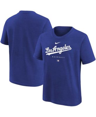 Girls Youth White Los Angeles Dodgers Color Run Cropped Hooded