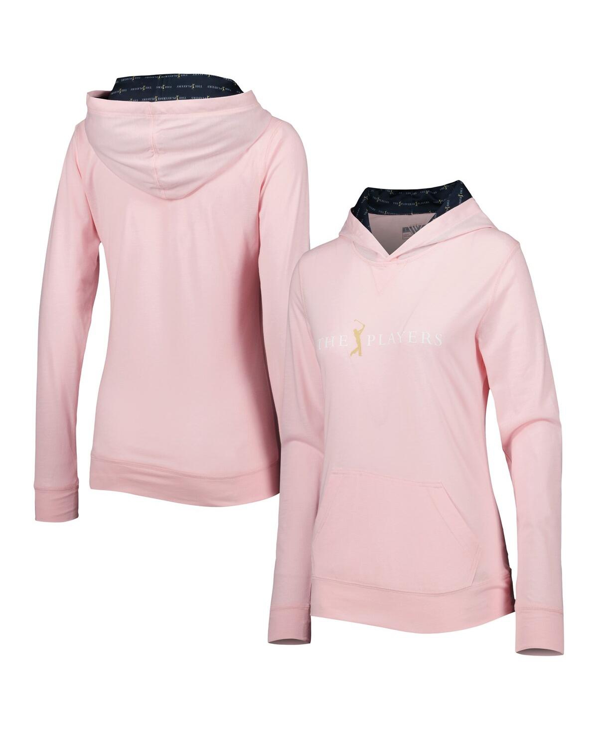 Women's LevelWear Pink The Players Recovery Pullover Hoodie - Pink
