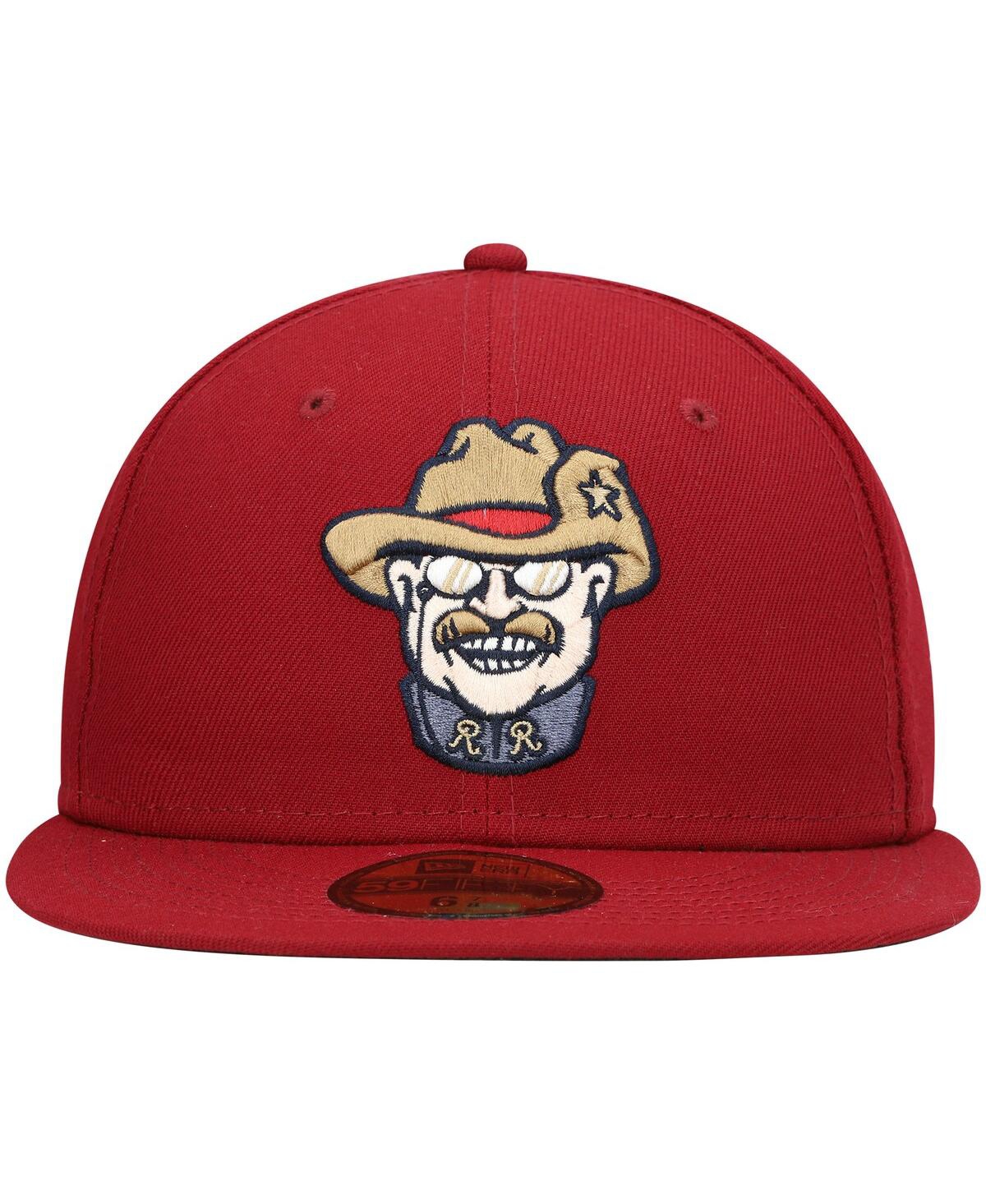 Men's New EraFrisco RoughRiders Authentic Collection Team Alternate 59FIFTY Fitted Hat - Red