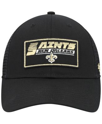Big Boys and Girls Black New Orleans Saints Levee MVP Trucker Adjustable Hat