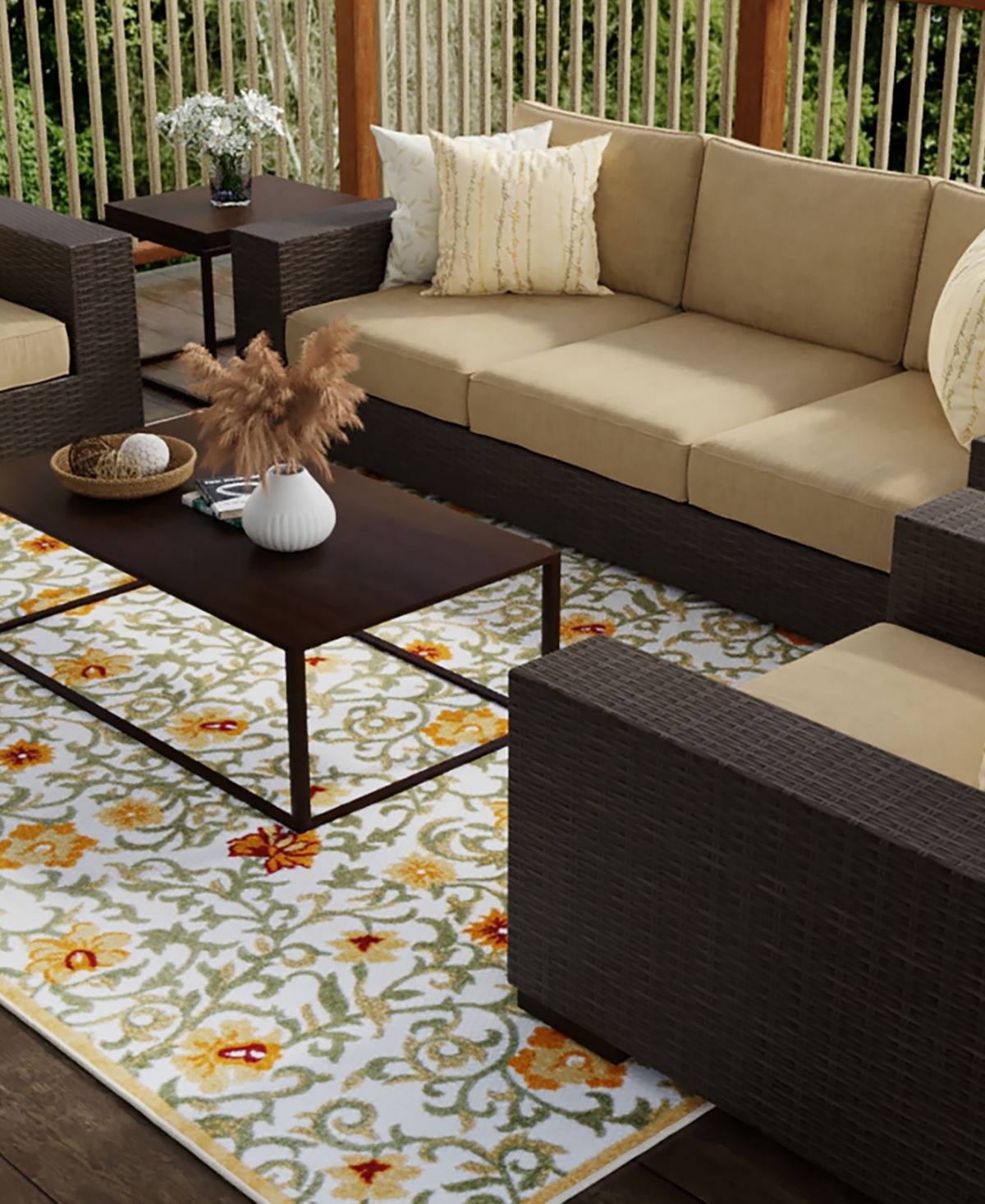 Bb Rugs Gallery Outdoor GLY111 Area Rug - Rust