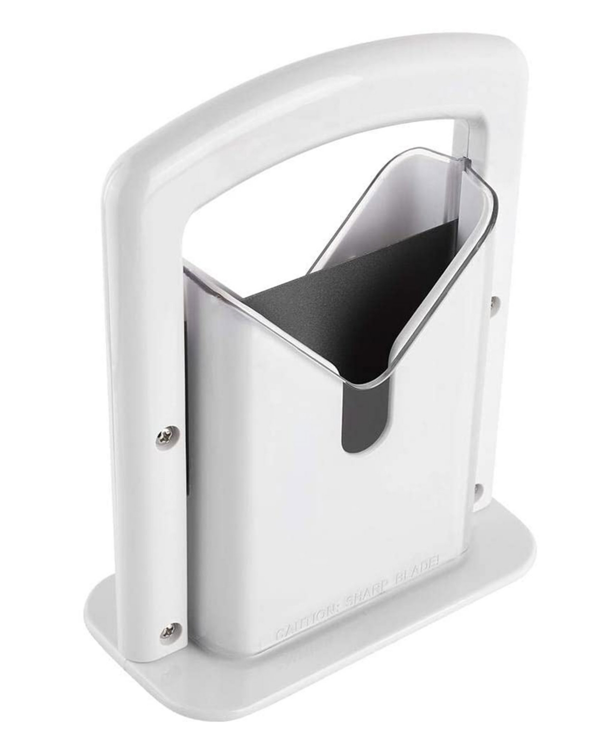 Cheer Collection Guillotine Style Bagel Slicer With Safety Shield In Gray