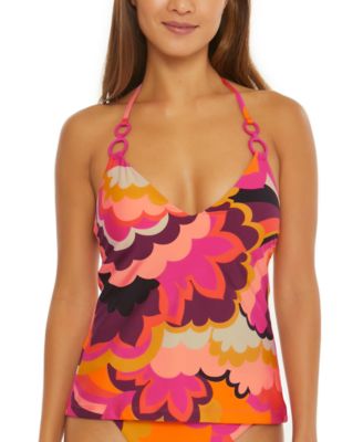 Trina Turk - Women's Fan Faire Halter Tankini Top