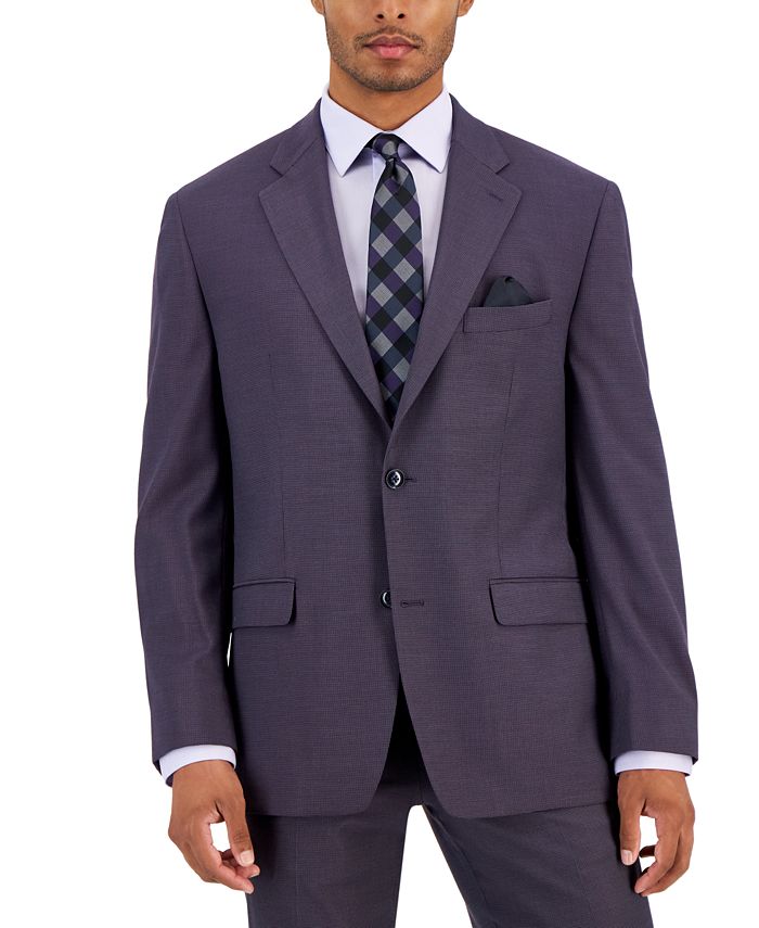 Sean John Men's Classic-Fit Purple Neat Suit Jacket - Macy's